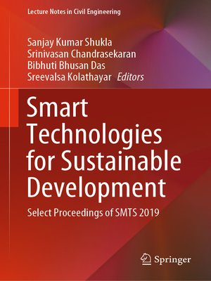 cover image of Smart Technologies for Sustainable Development
